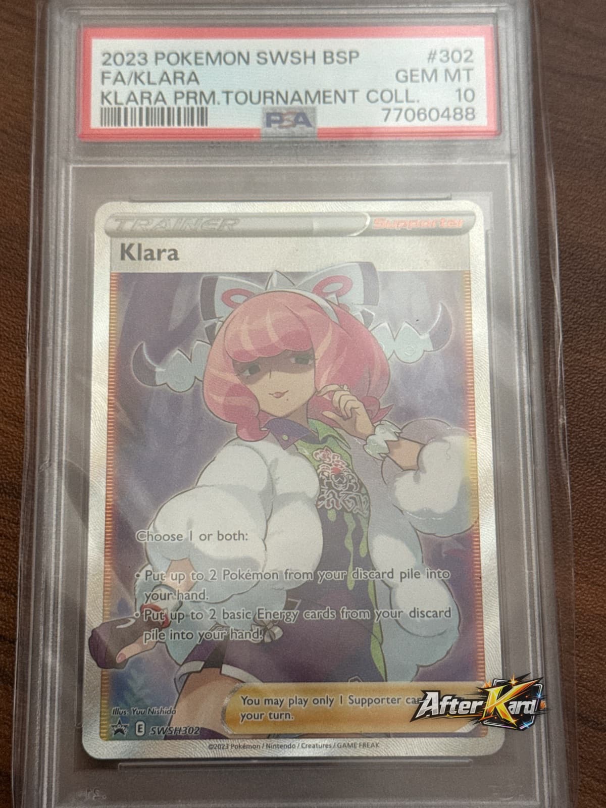 Klara Full Art — Klara Premium Tournament Collection #SWSH302 — PSA 10