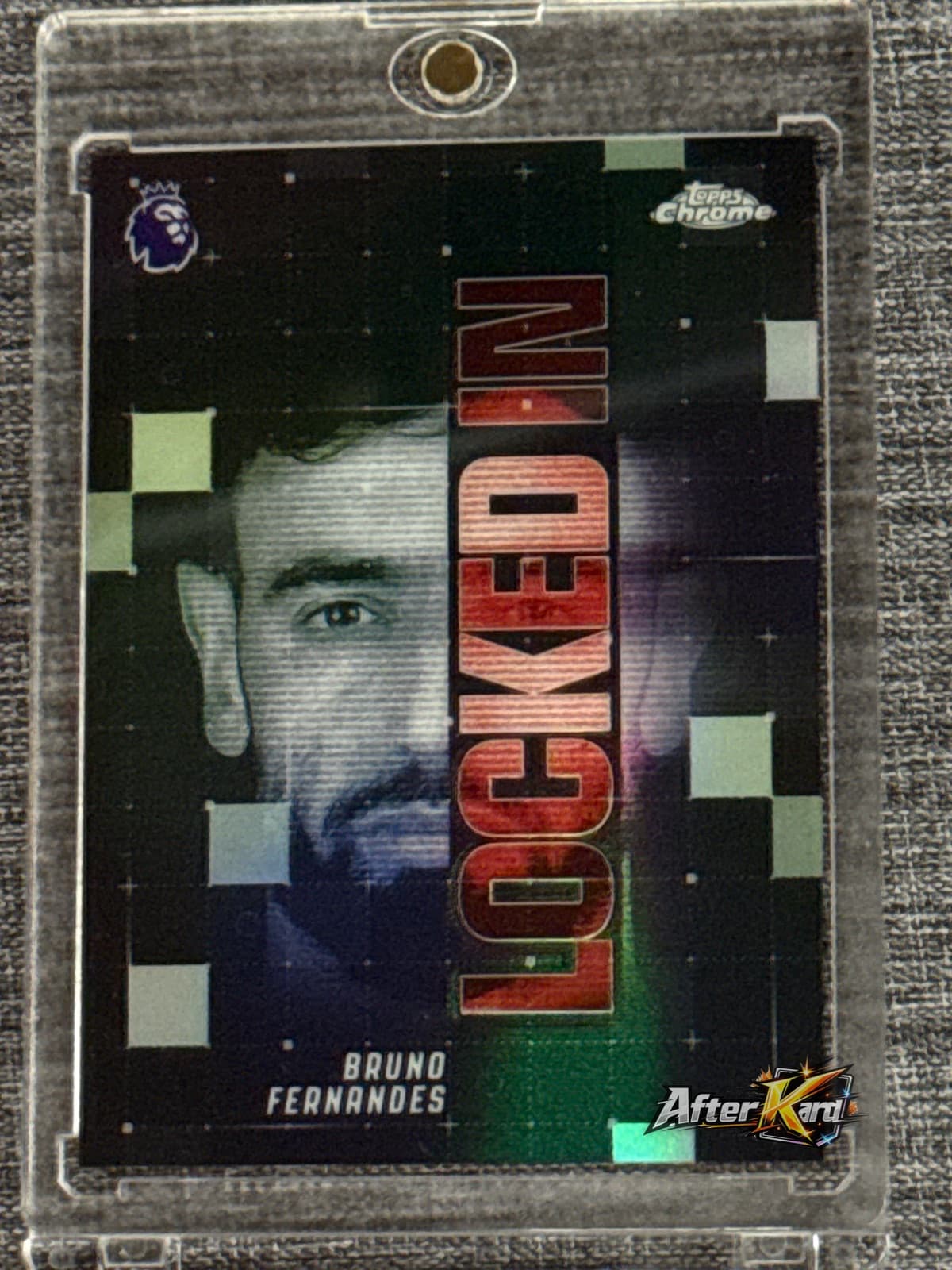 2026 Topps Chrome Premier League — Bruno Fernandes Locked In