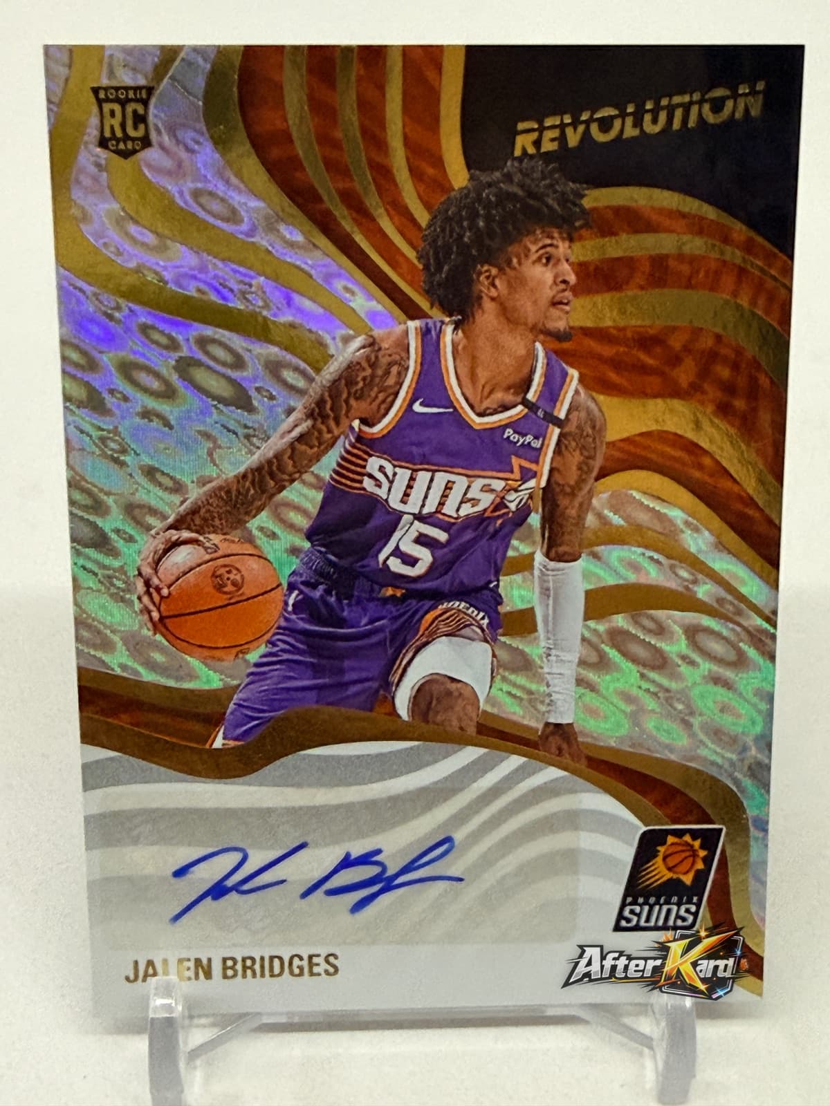 2024-25 Revolution — Jalen Bridges Gold RC Auto