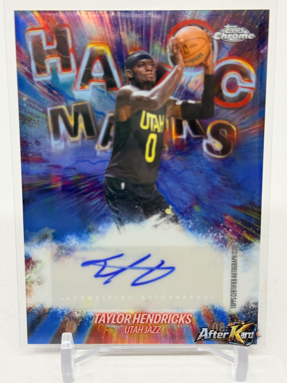 2025-26 Topps Chrome Updates Basketball — Taylor Hendricks Havoc Marks Auto /150